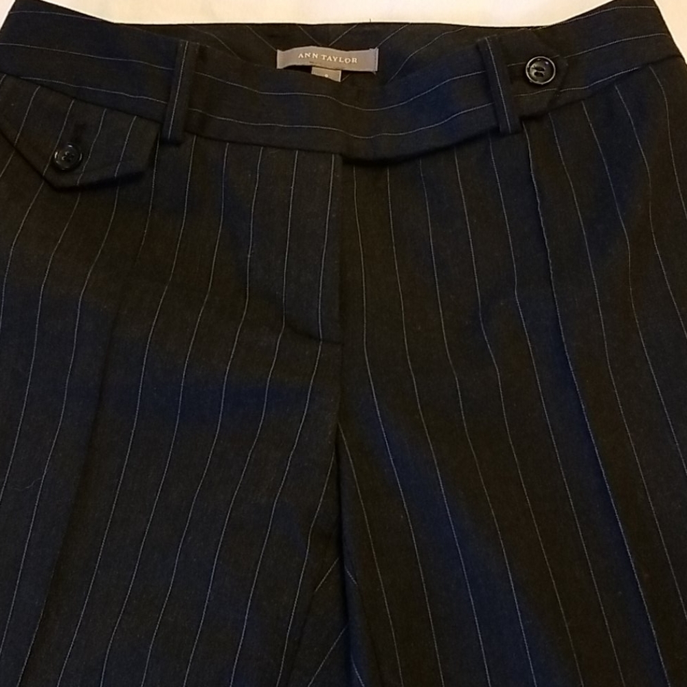 Charcoal striped Dress pants